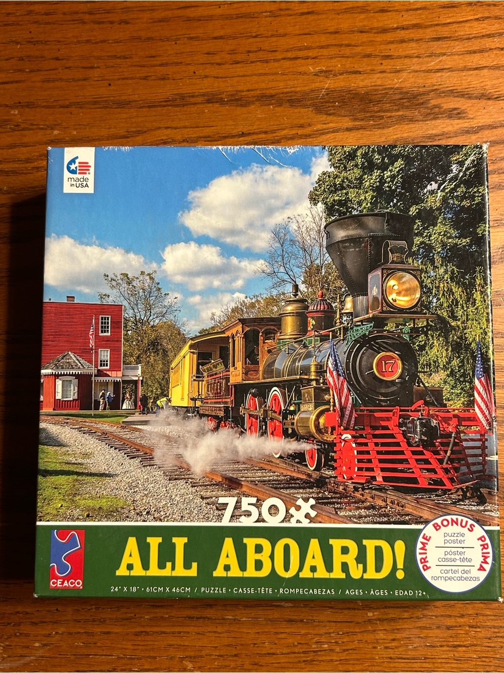 All Aboard! Train Puzzle - 750 pieces